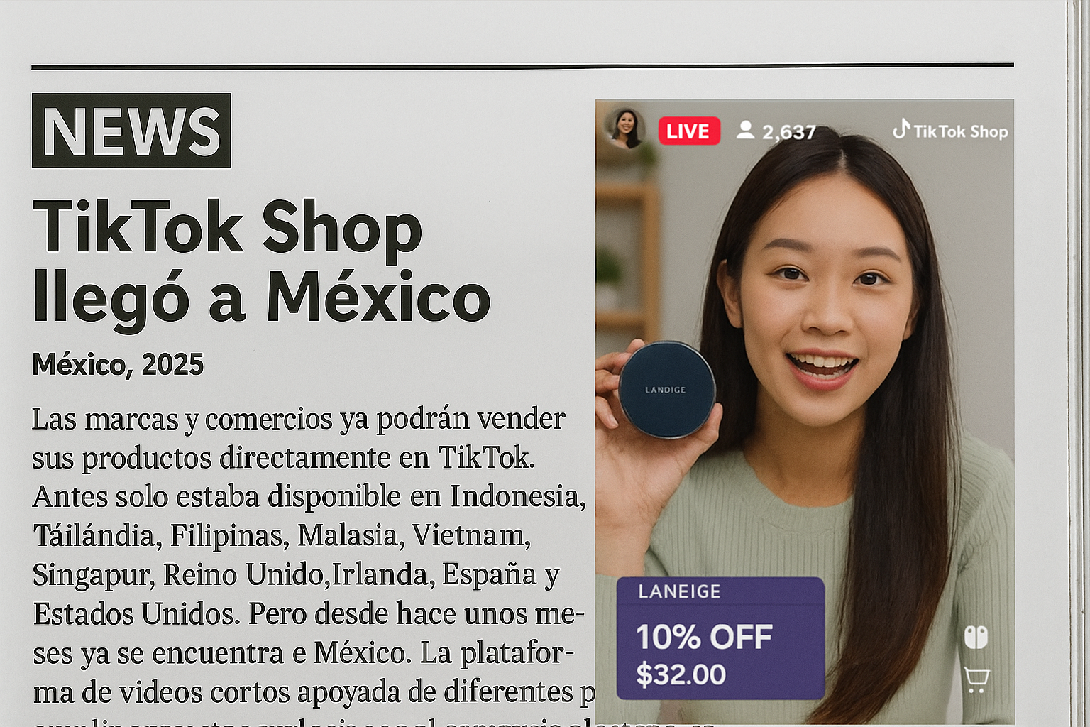 News tiktokshop mexico live Agencia TikTok Shop en México